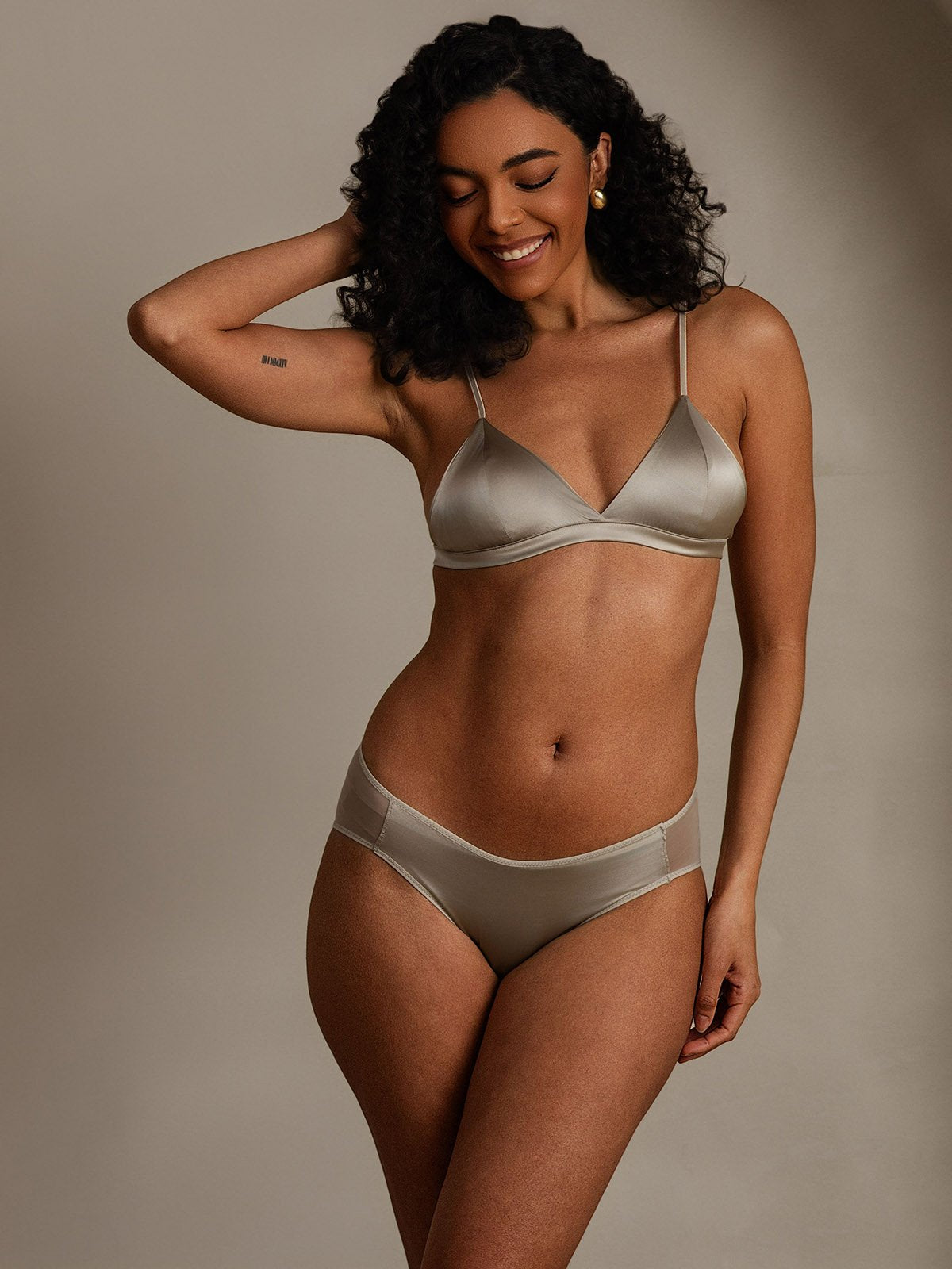 Pure Soie Ensemble soutien-gorge et culotte- 2 pièces