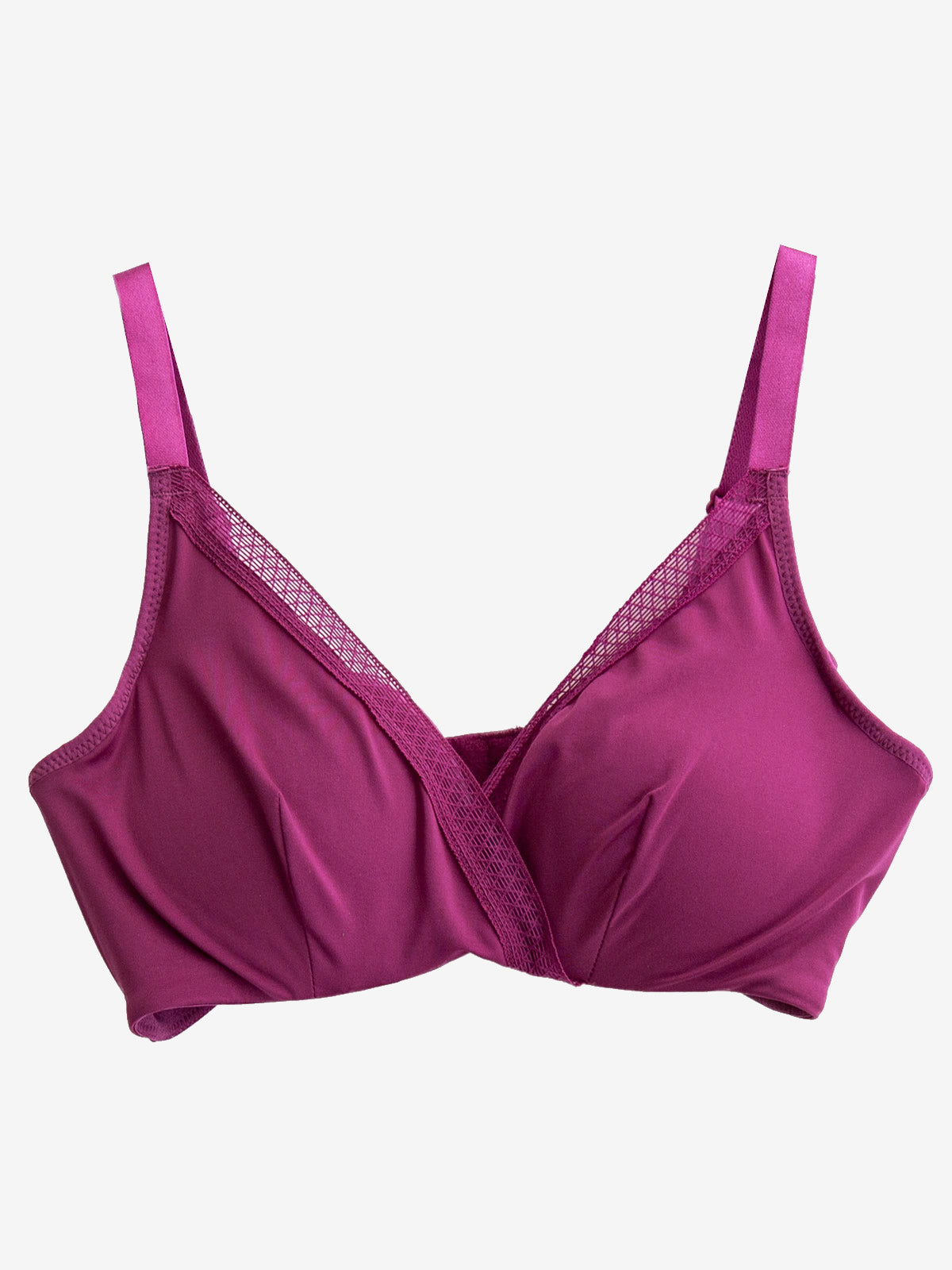 Soutien-gorge confortable en Dentelle Mélangée de soie (Culotte non incluse)