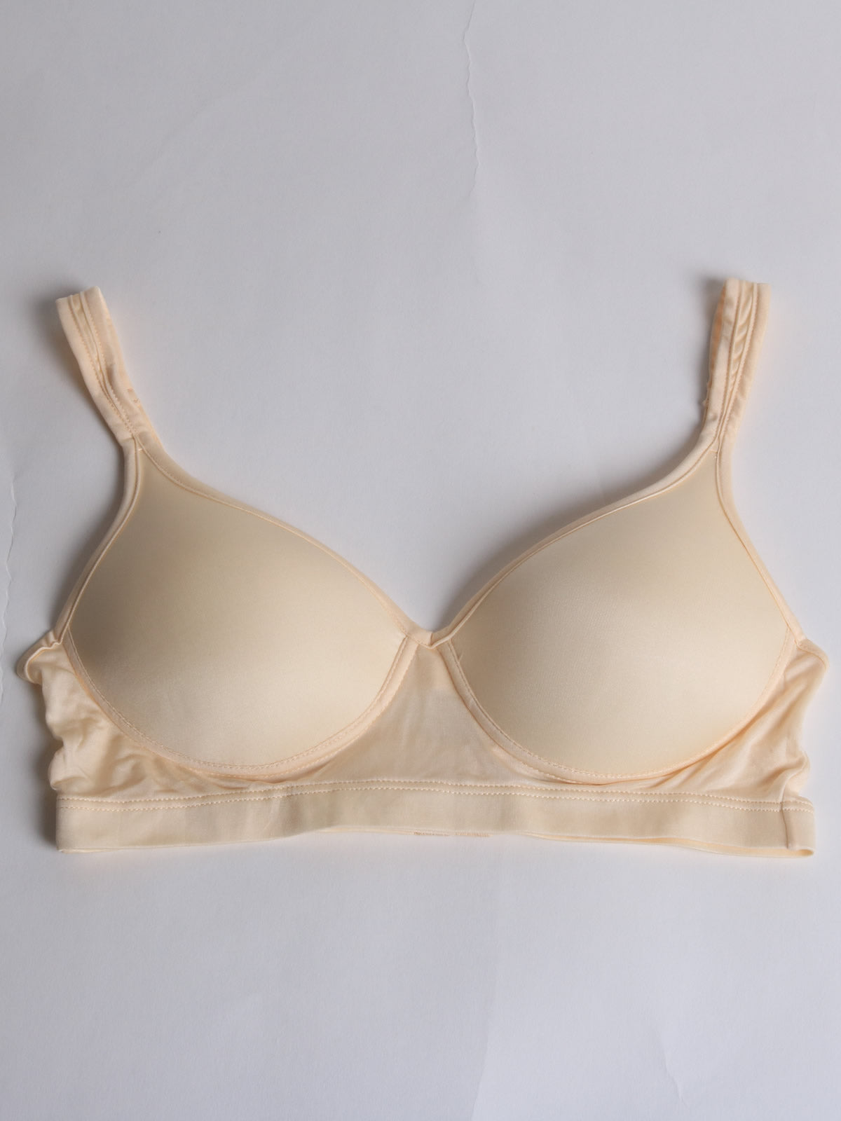 Soutien-gorge confortable en soie mélangée sans fil (Culotte non incluse)