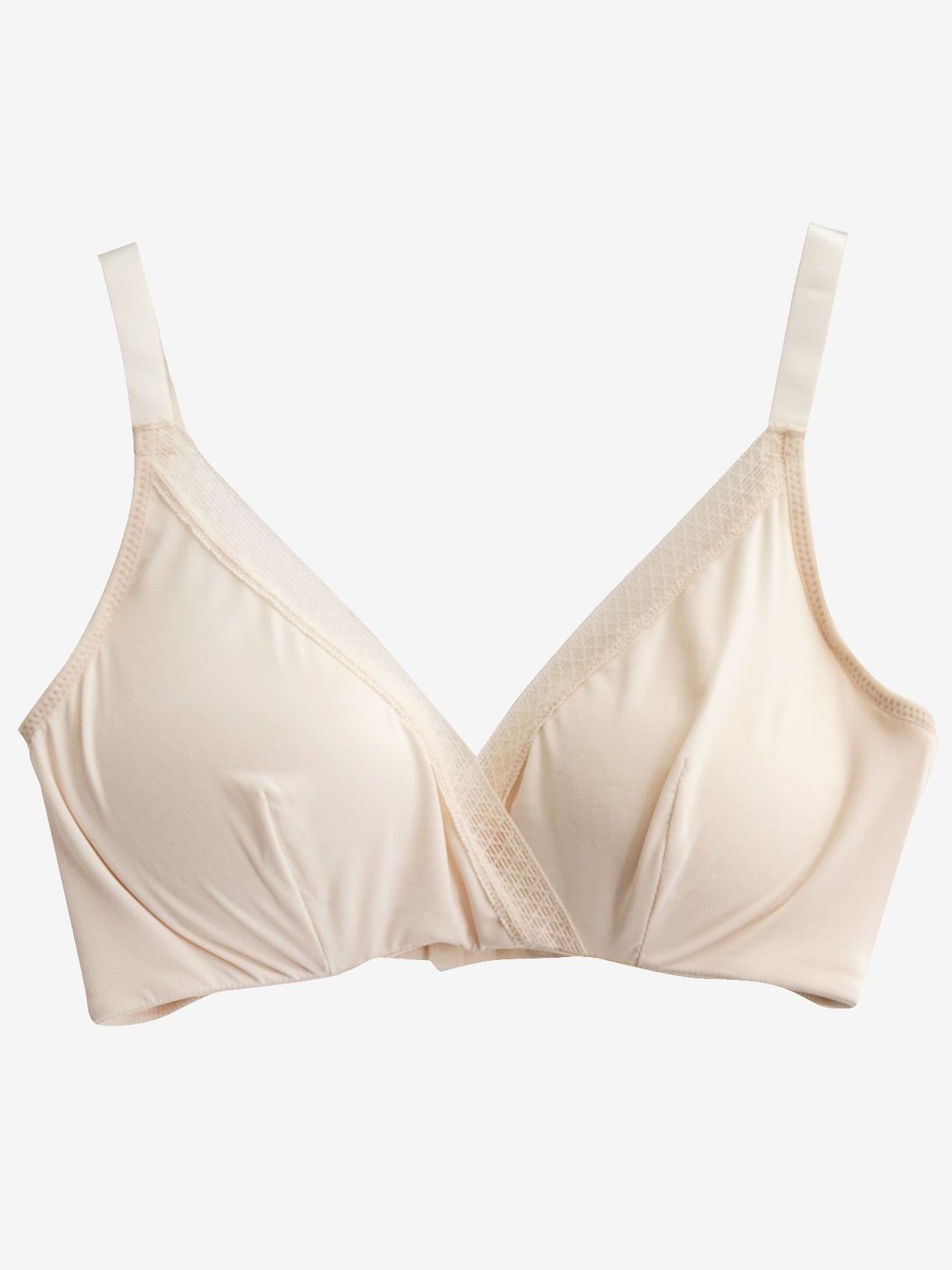 Soutien-gorge confortable en Dentelle Mélangée de soie (Culotte non incluse)